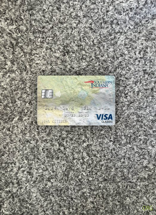 USA University of Southern Indiana visa bancaire carte classique photolook ,